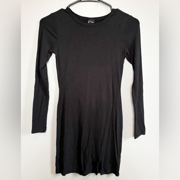 🤍5 for 20$ Art Class Girls Black Ribbed Long Sleeve Dress Size Large 10/12 - Picture 1 of 9